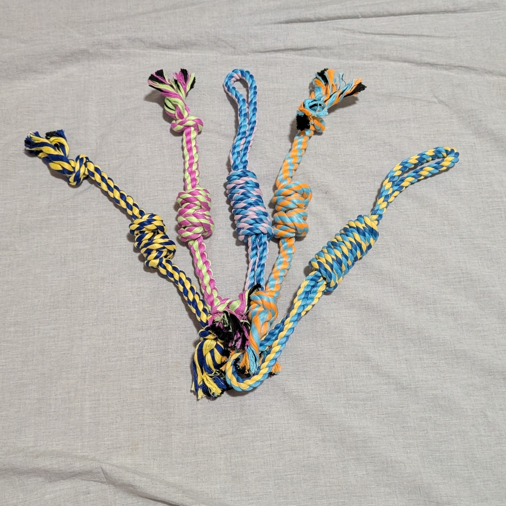 Vibrant Rope Dog Toy Collection